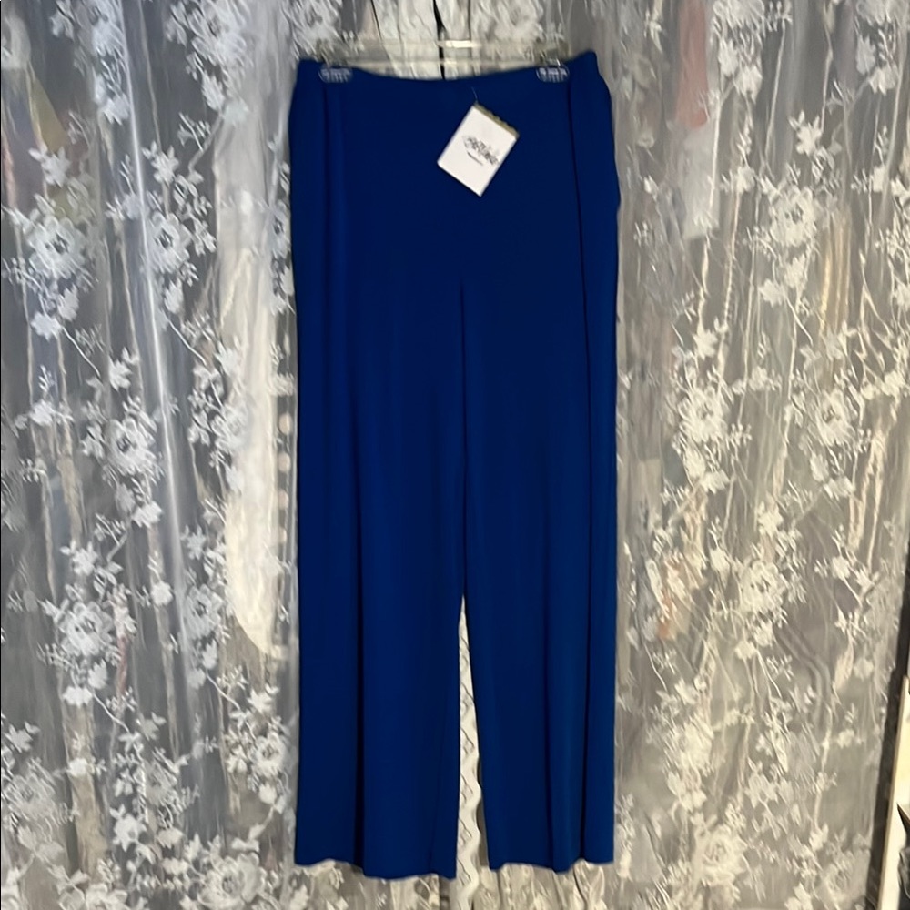 NWT Bob Mackie Royal Blue Pants Size small